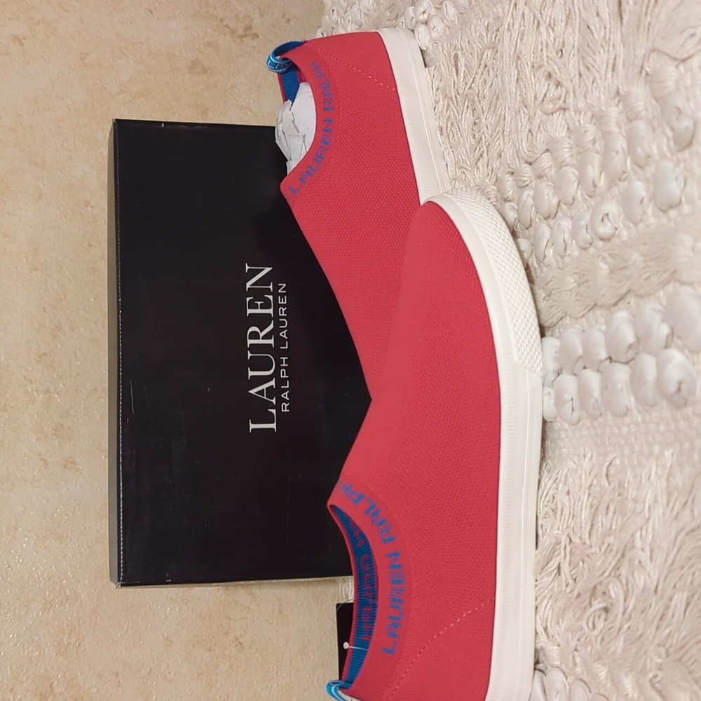 LRL NWT Pink&Blue Slip On 6.5